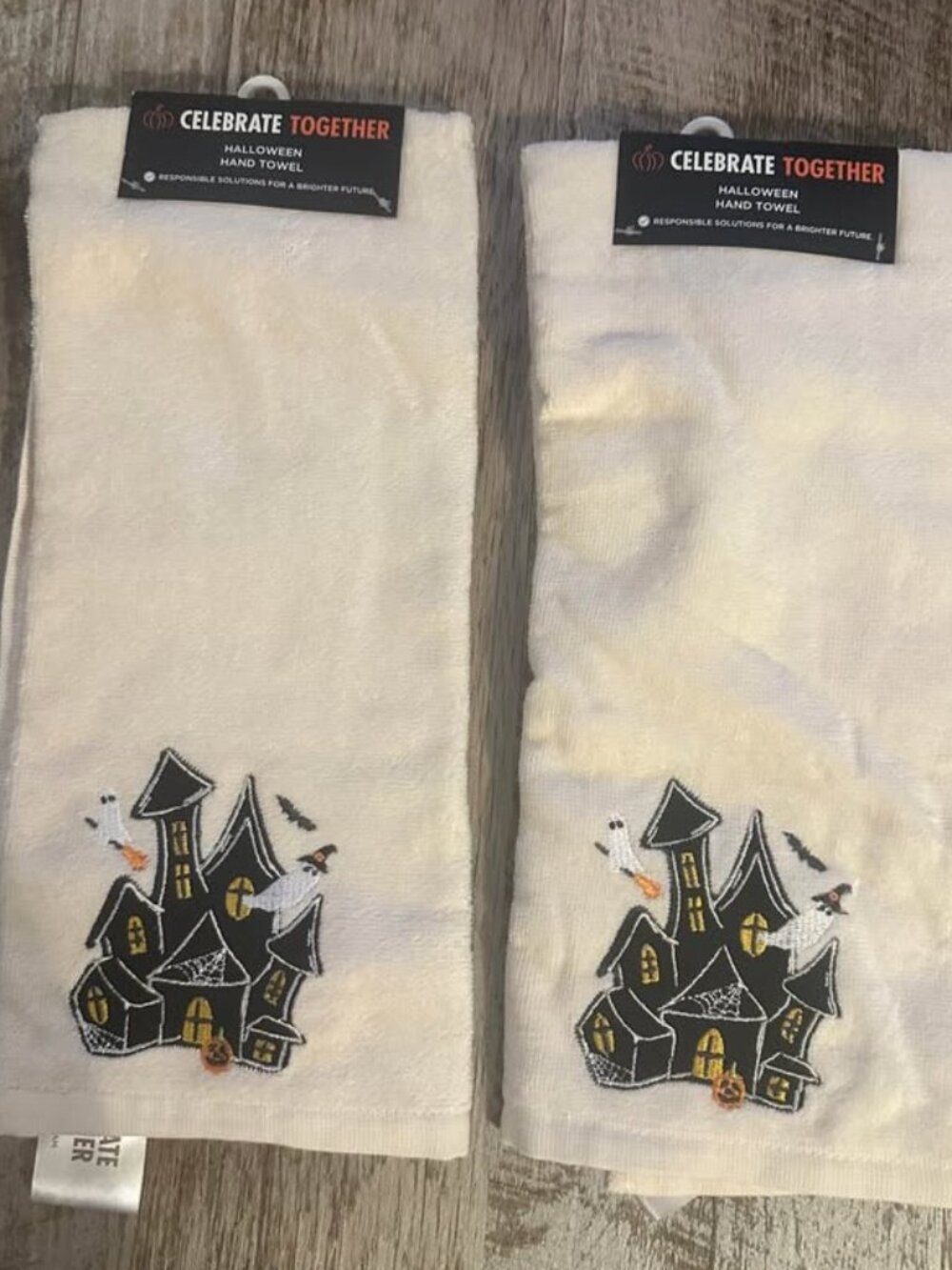 Celebrate Together Haunted House Hand Towels - Set of 2